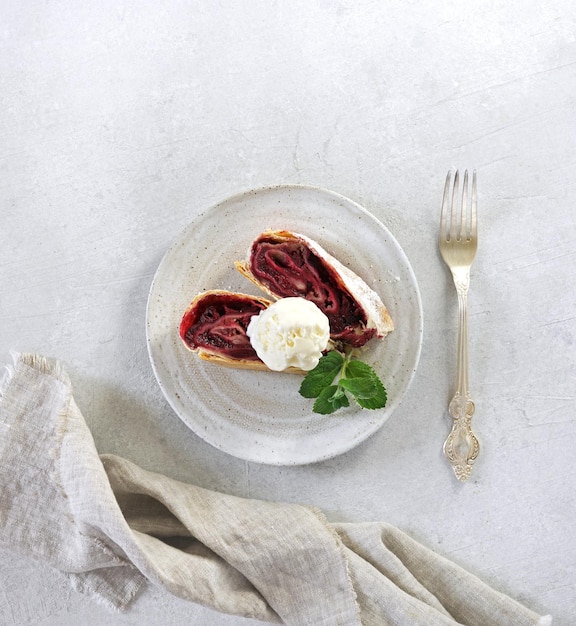 Talerz z apetycznym daniem